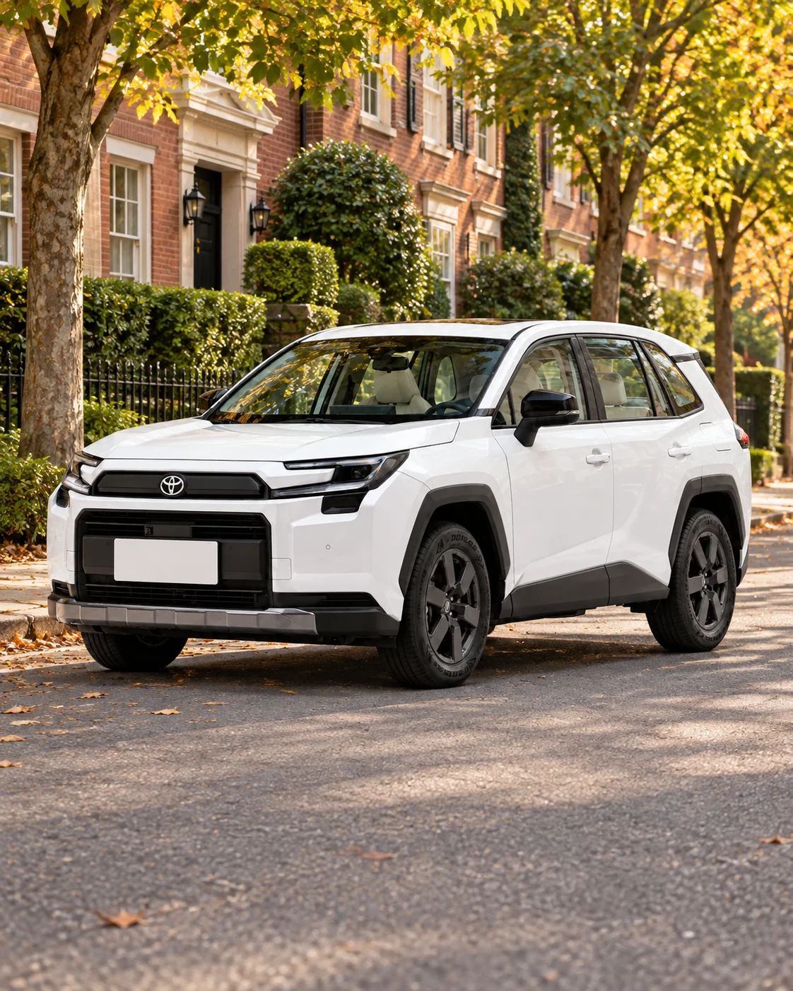Toyota RAV4, AI-edited model scene